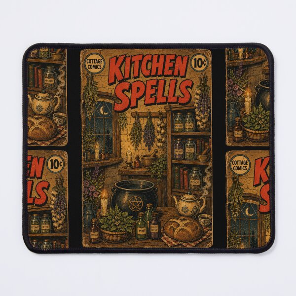 Item preview, Witchy Cottagecore Candlelit Kitchen designed and sold by bapupa.