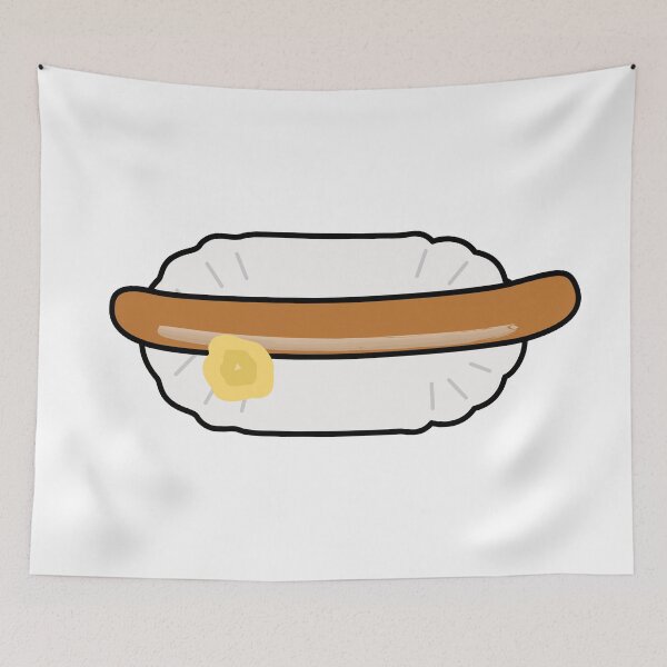 Item preview, I Love Wiener Sausage – Funny Vienna Sausage Sticker Gift for Food and Sausage Lovers designed and sold by Wurstlady.