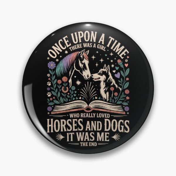 Item preview, Once Upon a Time Girl Who Loved Horses and Dogs designed and sold by jkrphoto.