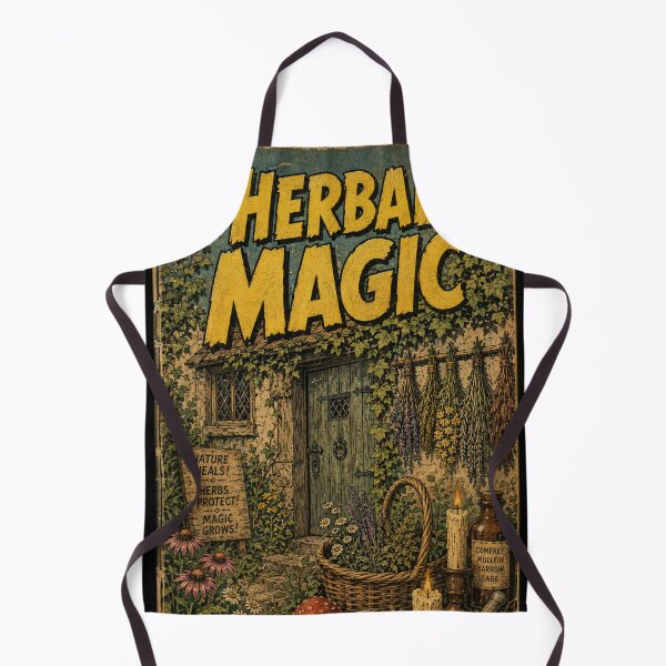 Item preview, Witchy Cottagecore Herb Garden designed and sold by bapupa.