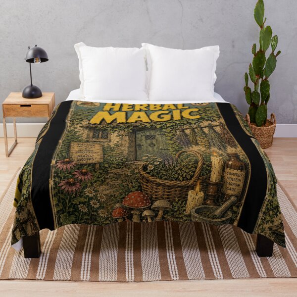 Item preview, Witchy Cottagecore Herb Garden designed and sold by bapupa.