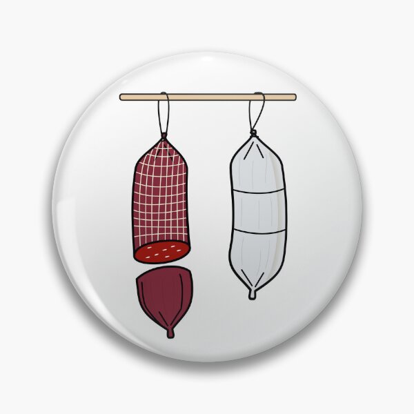 Item preview, Cute Salami – Funny Salami Lover Sticker Gift for Charcuterie Lovers designed and sold by Wurstlady.