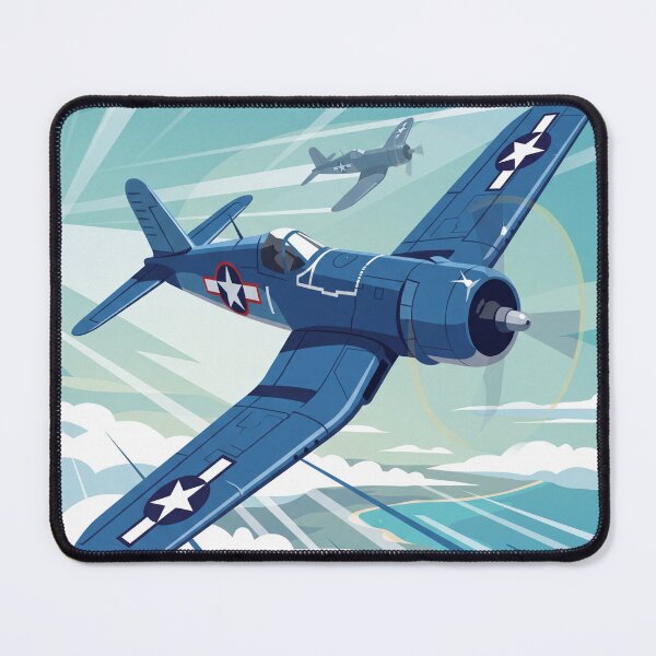 Item preview, F4U Corsair Banking Illustration designed and sold by Airpower Art.