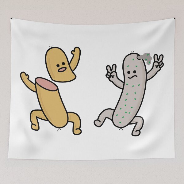 Item preview, Cute Liverwurst Party – Funny Leberwurst Characters Birthday Gift for Sausage Lovers designed and sold by Wurstlady.