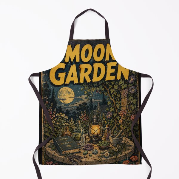 Item preview, Witchy Cottagecore Moonlit Garden designed and sold by bapupa.