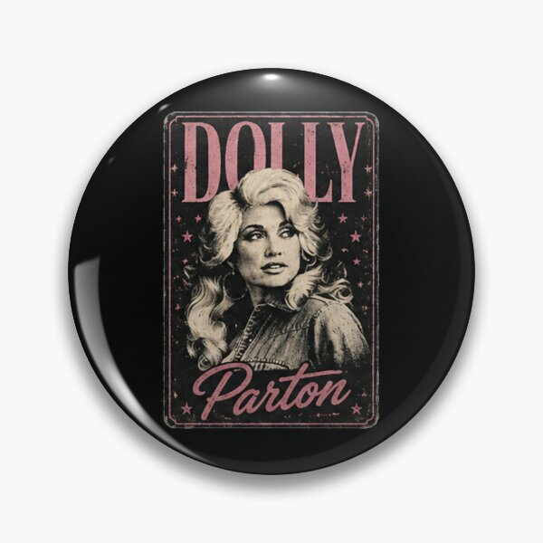 Item preview, Dolly Parton Pink Starry Denim Vintage Country designed and sold by HitohitoMani.