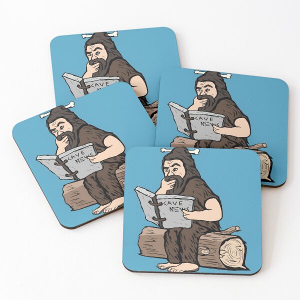 Item preview, Kave News Caveman Prehistoric designed and sold by wronikowsDaa.