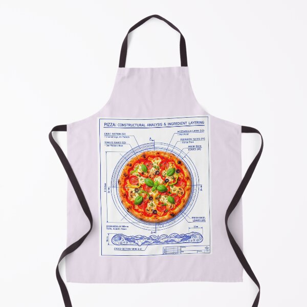 Item preview, THE CLASSIC PIZZA BLUEPRINT DESIGN 2 designed and sold by DigitalandPhoto.