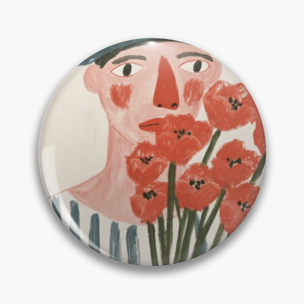 Item preview, Soft Rebel with Red Blooms designed and sold by Print Fiction.