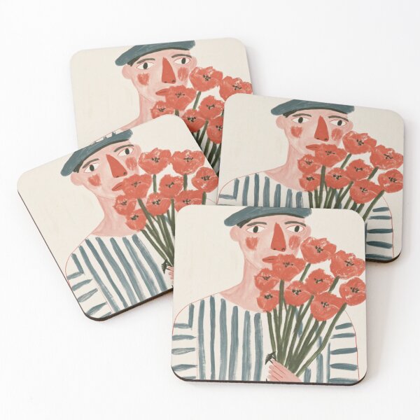 Item preview, Soft Rebel with Red Blooms designed and sold by Print Fiction.