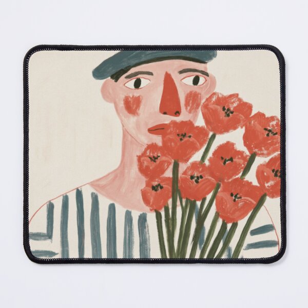 Item preview, Soft Rebel with Red Blooms designed and sold by Print Fiction.