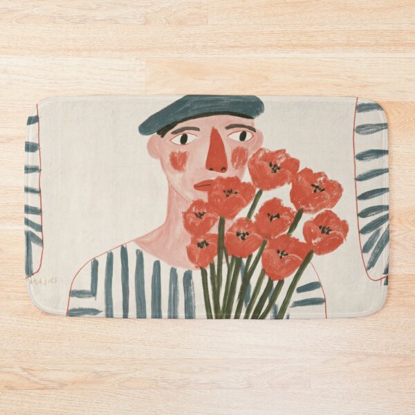 Item preview, Soft Rebel with Red Blooms designed and sold by Print Fiction.