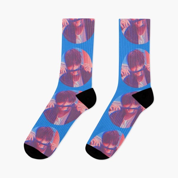 Item preview, SOOBIN Pink sunset- Big icon Blue version designed and sold by Enhyconss.