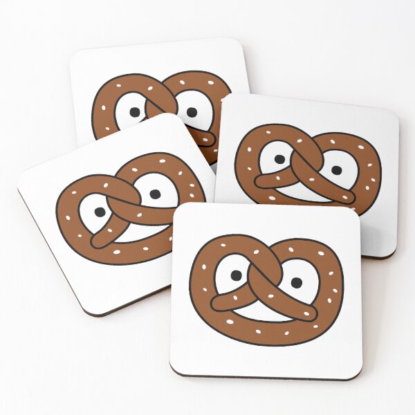 Item preview, Cute Chatty Pretzel – Funny Talking Pretzel Character Gift for Snack Lovers designed and sold by Wurstlady.