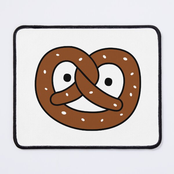 Item preview, Cute Chatty Pretzel – Funny Talking Pretzel Character Gift for Snack Lovers designed and sold by Wurstlady.