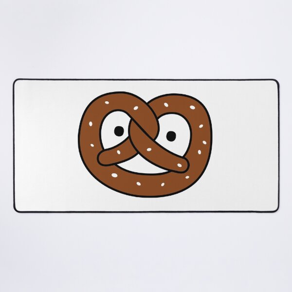 Item preview, Cute Chatty Pretzel – Funny Talking Pretzel Character Gift for Snack Lovers designed and sold by Wurstlady.