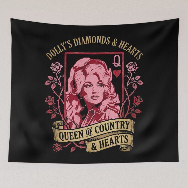 Item preview, Dolly Parton Queen of Hearts designed and sold by HitohitoMani.