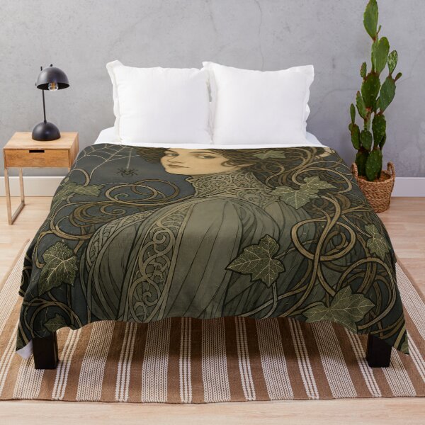 Item preview, Belle Epoque Woman Spider Web Ivy Panel designed and sold by kuradoshanon.