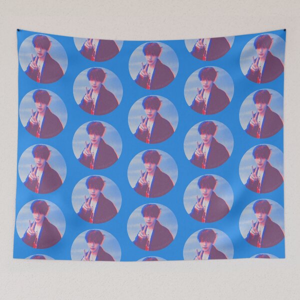 Item preview, SOOBIN Pink sunset- Big icon Blue version designed and sold by Enhyconss.
