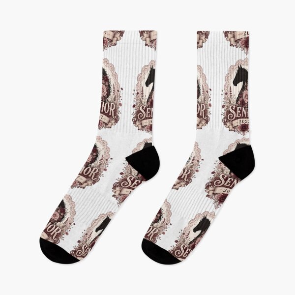 Item preview, Senior 2027 Horse Silhouette Rose Graduation Design designed and sold by CalmDownZone ⭐️⭐️⭐️⭐️⭐️.