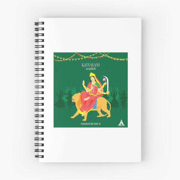 Item preview, Shubh Navratri Poster (Katyayani) - Day- 6 designed and sold by keener-kizziex.