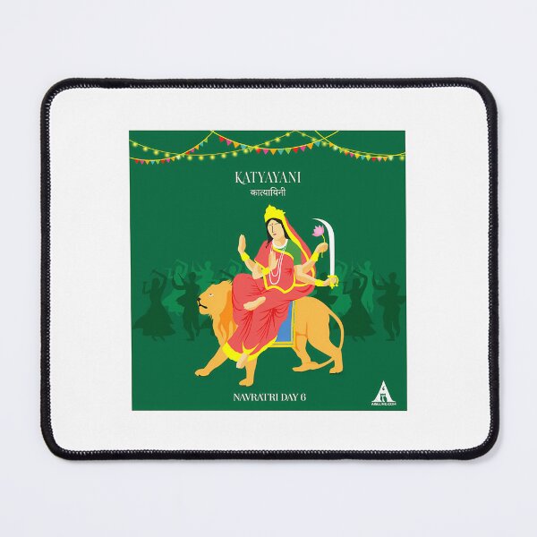 Item preview, Shubh Navratri Poster (Katyayani) - Day- 6 designed and sold by keener-kizziex.
