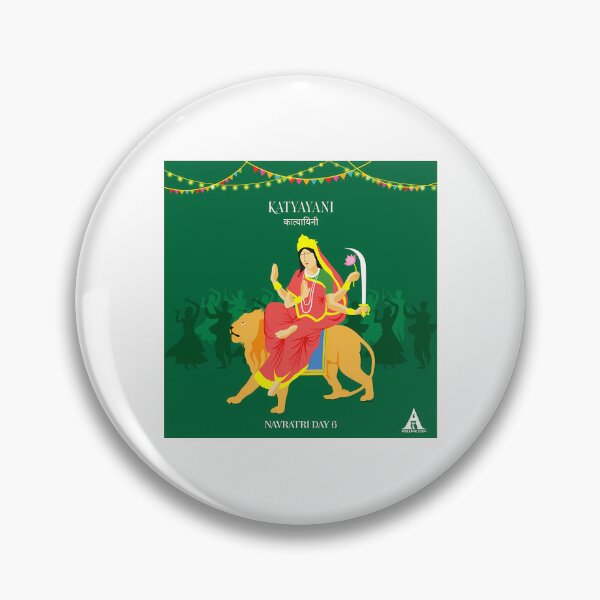 Item preview, Shubh Navratri Poster (Katyayani) - Day- 6 designed and sold by keener-kizziex.
