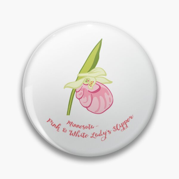 Item preview, Minnesota State Flower - Pink  White Lady'S Slipper designed and sold by gilliland-mies.