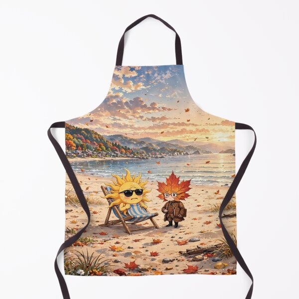 Item preview, Sun Meets Autumn Leaf on Fall Beach designed and sold by m-y-A-I-A-R-T-.