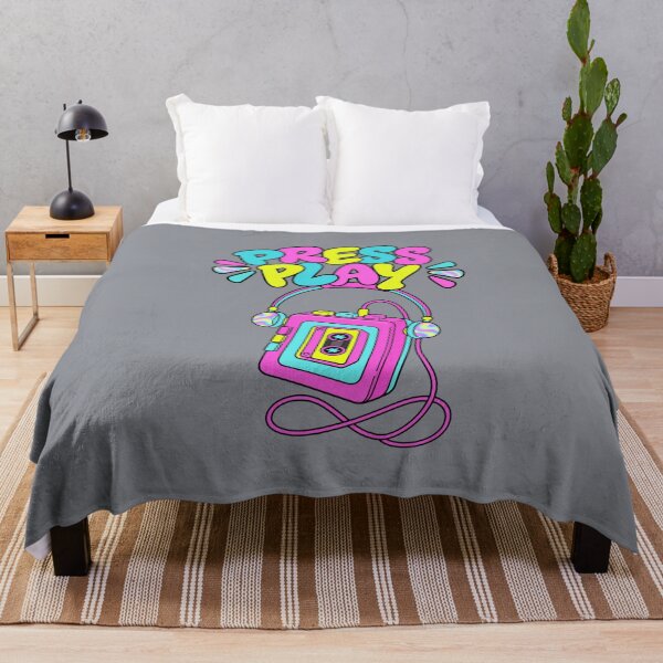 Item preview, Press Play – Retro Colorful Cassette Player T-Shirt designed and sold by Aimetoi.