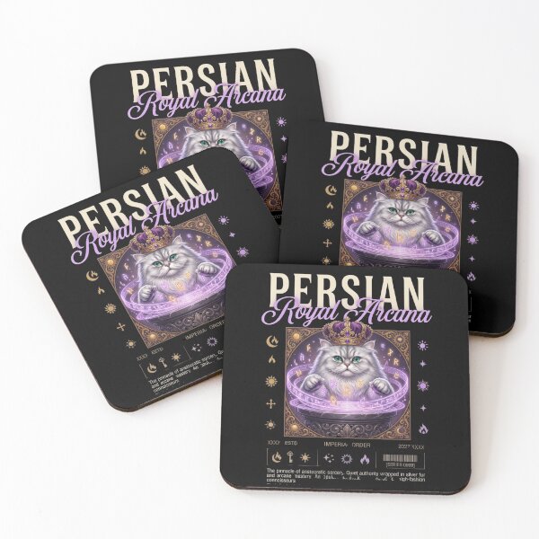 Item preview, Persian Cat Royal Arcana Enchanter Streetwear designed and sold by Ada’s Mystic Atelier .