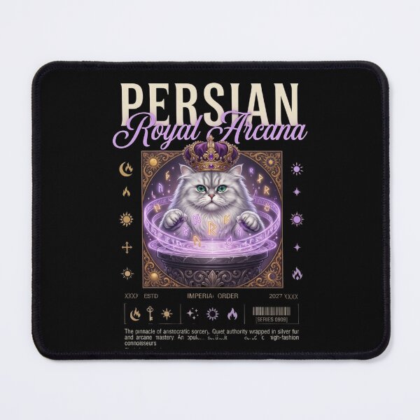 Item preview, Persian Cat Royal Arcana Enchanter Streetwear designed and sold by Ada’s Mystic Atelier .