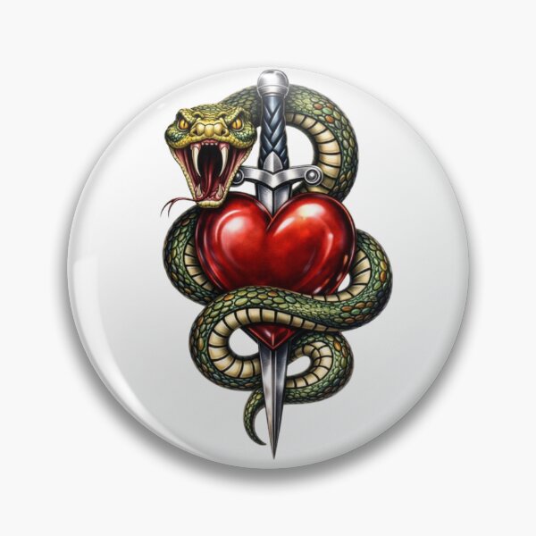 Item preview, Serpent of the Sacred Heart designed and sold by CHRIST5000.