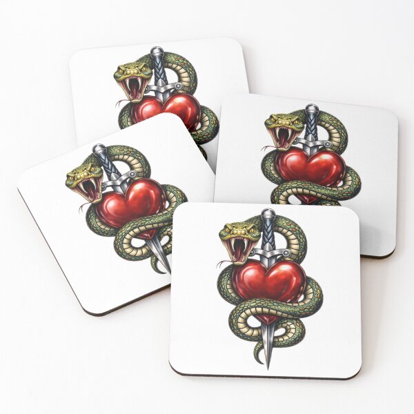 Item preview, Serpent of the Sacred Heart designed and sold by CHRIST5000.
