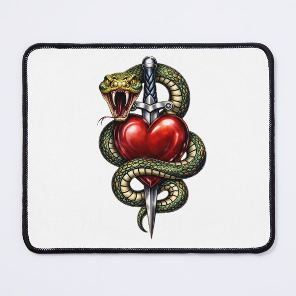 Item preview, Serpent of the Sacred Heart designed and sold by CHRIST5000.