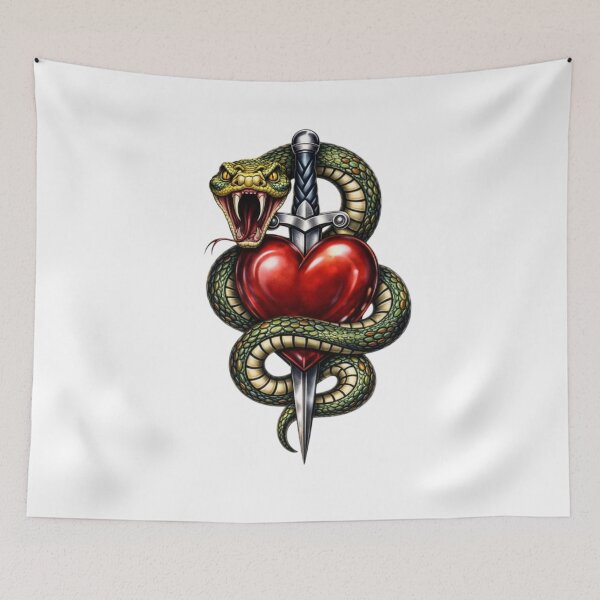 Item preview, Serpent of the Sacred Heart designed and sold by CHRIST5000.