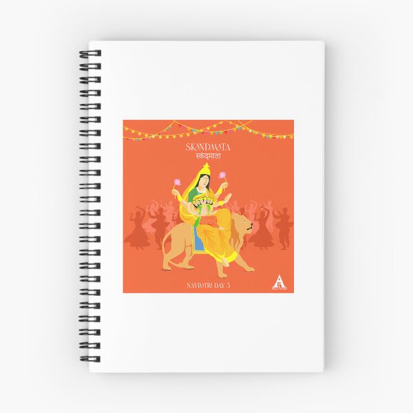 Item preview, Shubh Navratri Poster (Skandmata) - Day- 5 designed and sold by keener-kizziex.