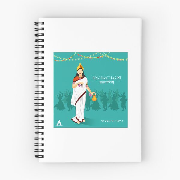 Item preview, Shubh Navratri Poster -Brahmacharini (Day-2) designed and sold by keener-kizziex.