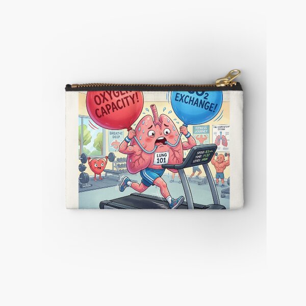 Item preview, Lungs Running Treadmill Cardio Fitness Biology Meme designed and sold by Michaelragheb.