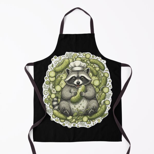 Item preview, Raccoon Eating Pickles designed and sold by Positive&FunnyThings.