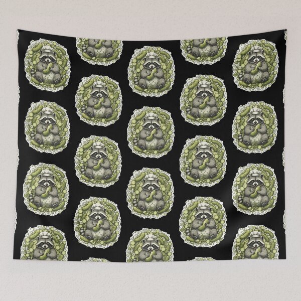 Item preview, Raccoon Eating Pickles designed and sold by Positive&FunnyThings.