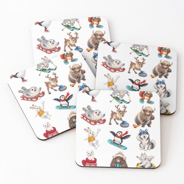 Item preview, Cute animals sheet 2 designed and sold by Bubbagogos.