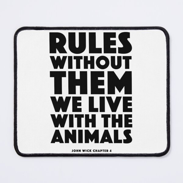 Item preview, Rules Without Them We Live With The Animals designed and sold by danielso-nglay.