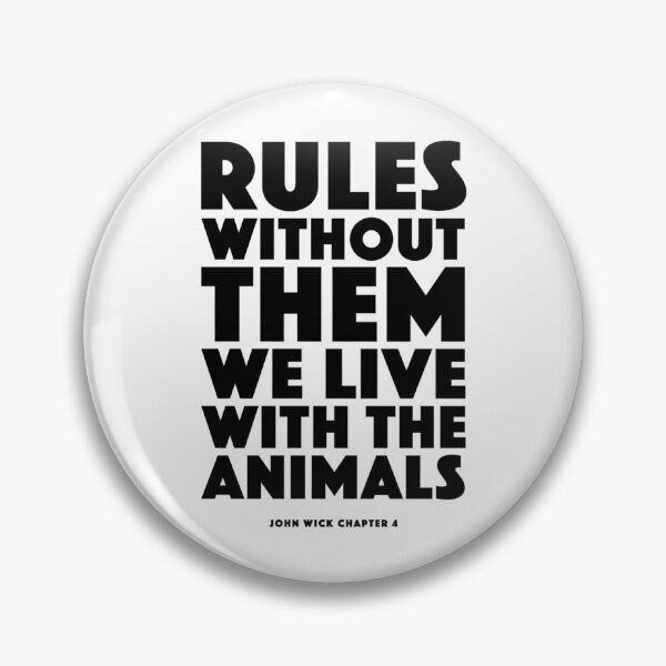 Item preview, Rules Without Them We Live With The Animals designed and sold by danielso-nglay.
