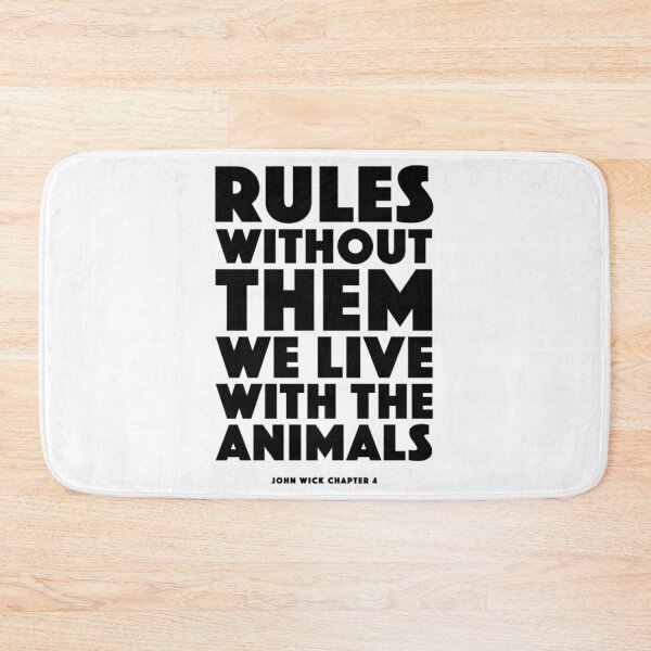 Item preview, Rules Without Them We Live With The Animals designed and sold by danielso-nglay.