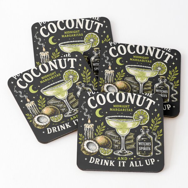 Item preview, Put The Lime in The Coconut Midnight Margaritas Vintage designed and sold by leevekaArt.