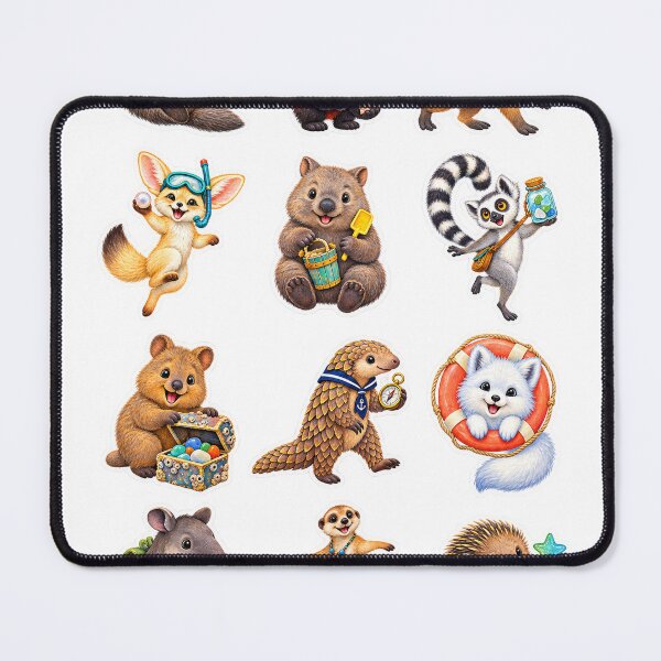 Item preview, Cute animals sheet 4 designed and sold by Bubbagogos.