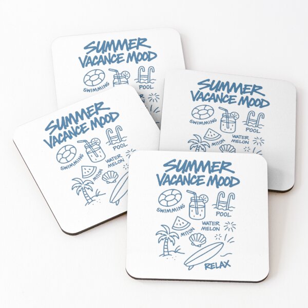 Item preview, Summer Vacance Mood – Beach Relaxation Sketch designed and sold by WATEKE.