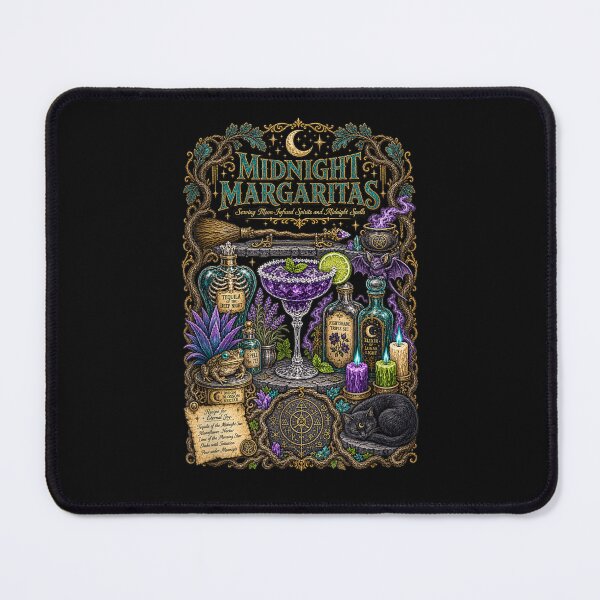 Item preview, Midnight Margaritas Halloween Magic Witch Drinking designed and sold by ArtByimamS.