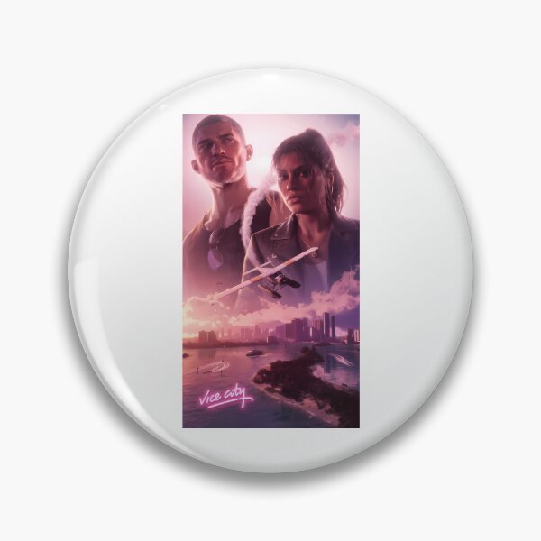 Item preview, Neon Coastal Duo - Tropical City Sunset  Seaplane Illustration designed and sold by santa-mariadan.